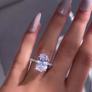 925 Sterling silver 9 carat 18k gold plated  cz solitaire eternity diamond ring