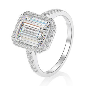 925 sterling silver solitaire diamond engagement cushion ring